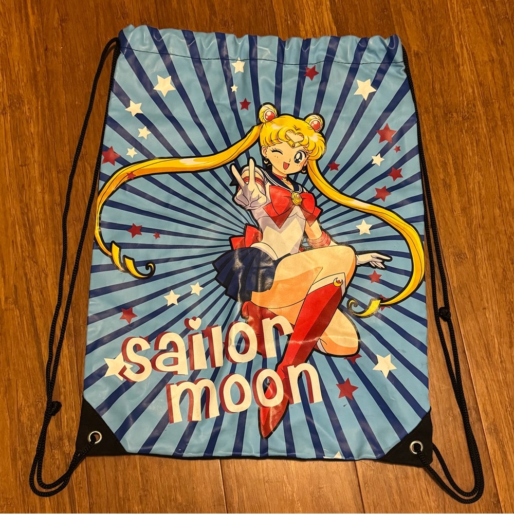 Sailor Moon Drawstring Backpack | Anime Graphic Bag